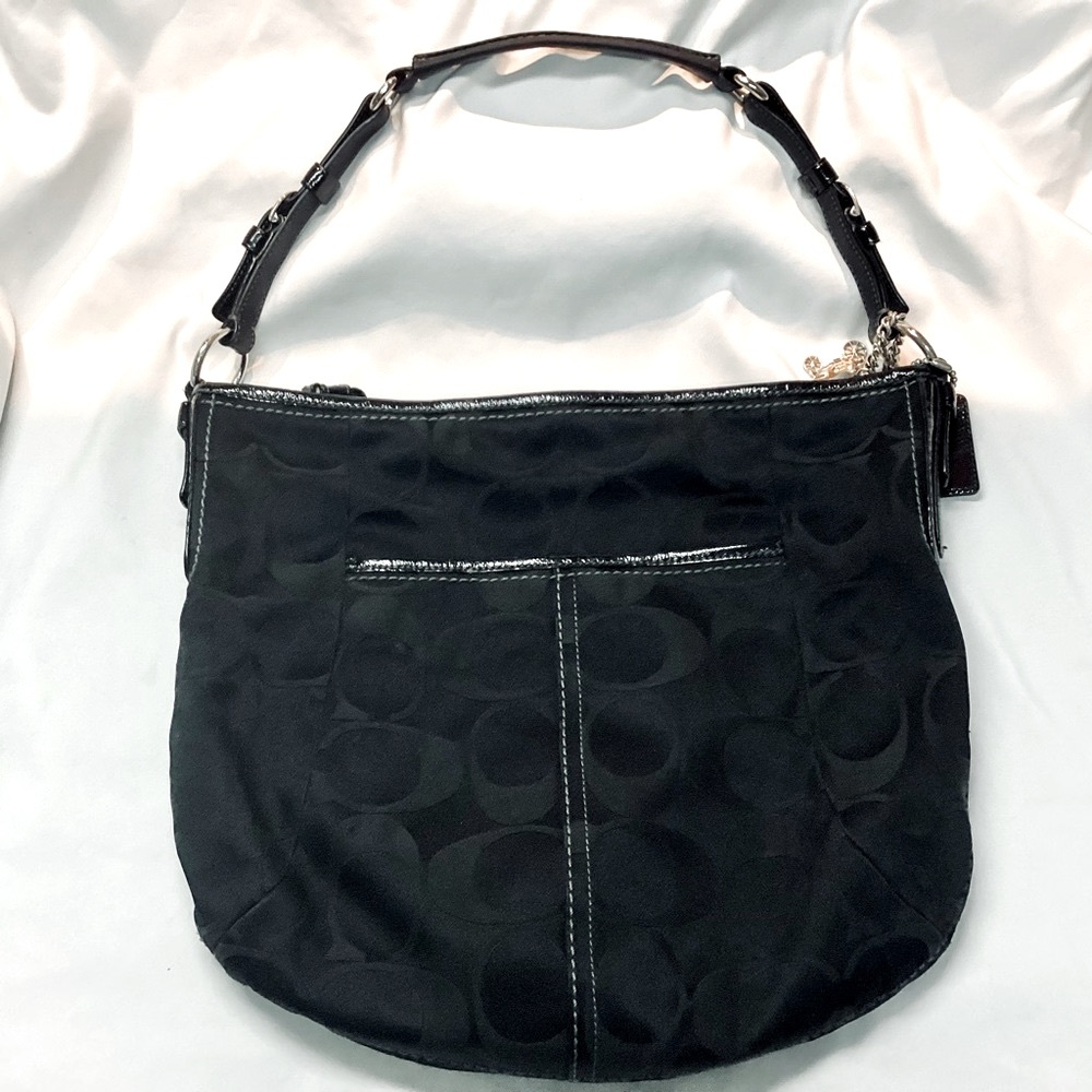 Coach Optic Black Satchel Bag